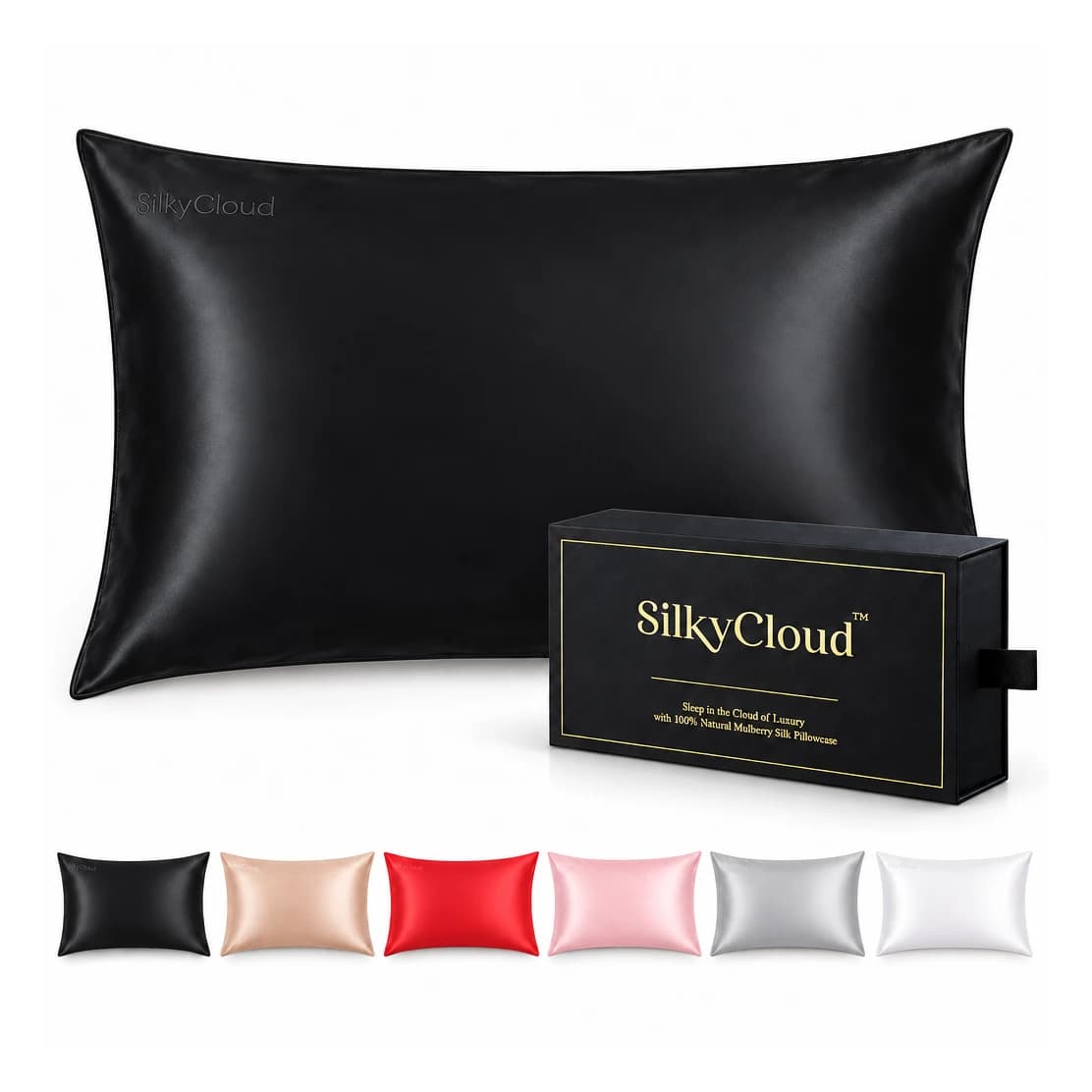 Silky Cloud - Black - Standard thumbnail 1