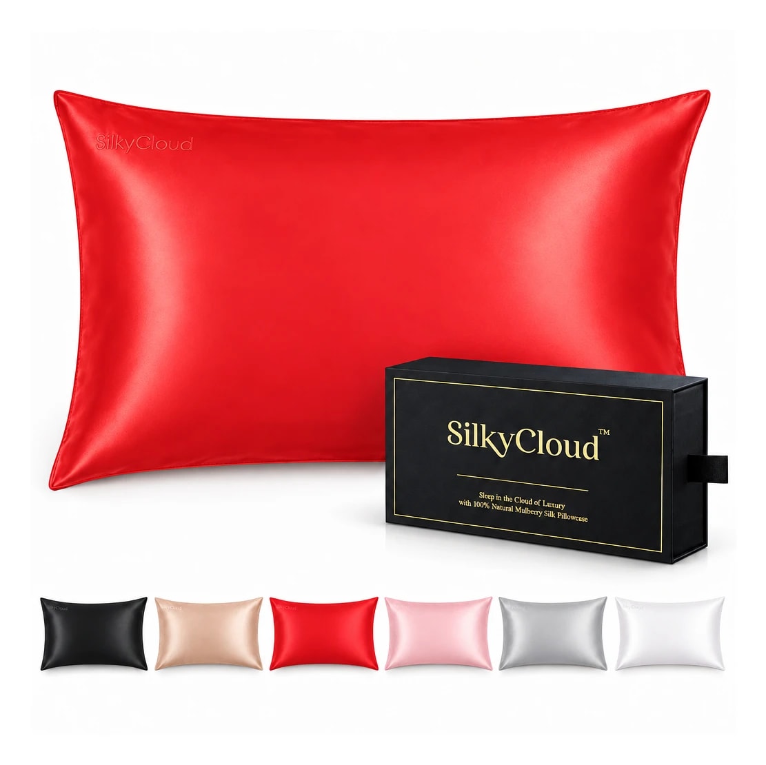 Silky Cloud - Red - King - image 1