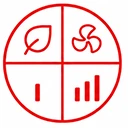 Eco, low, high and fan modes