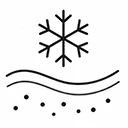 Cooling ice silk surface