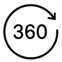 360-degree rotation