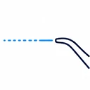 Extra thin water stream for a more complete flossing