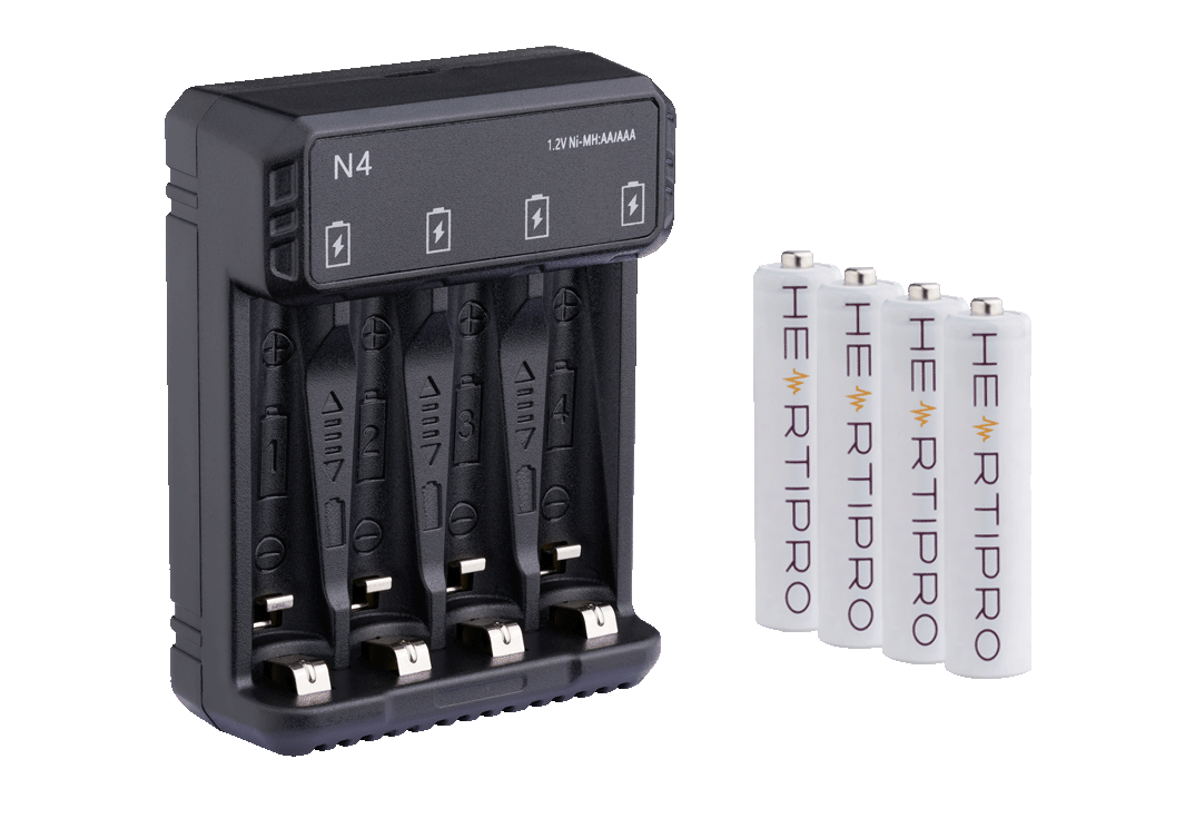 HeartiPro Charger + Batteries