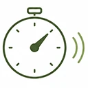 Built-in timer with beep