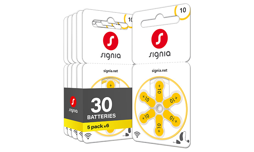 Signia Hearing Aid Batteries (Pack of 30)