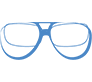 Can be worn over other glasses